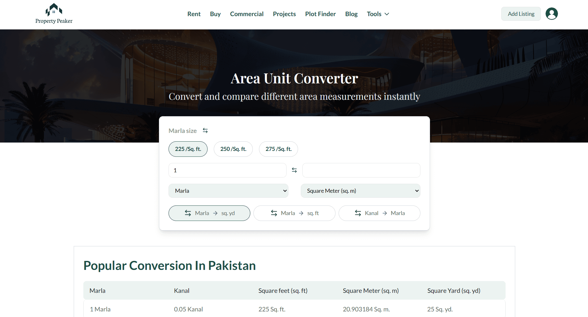 Area Unit Converter & Regional Calculation Engine