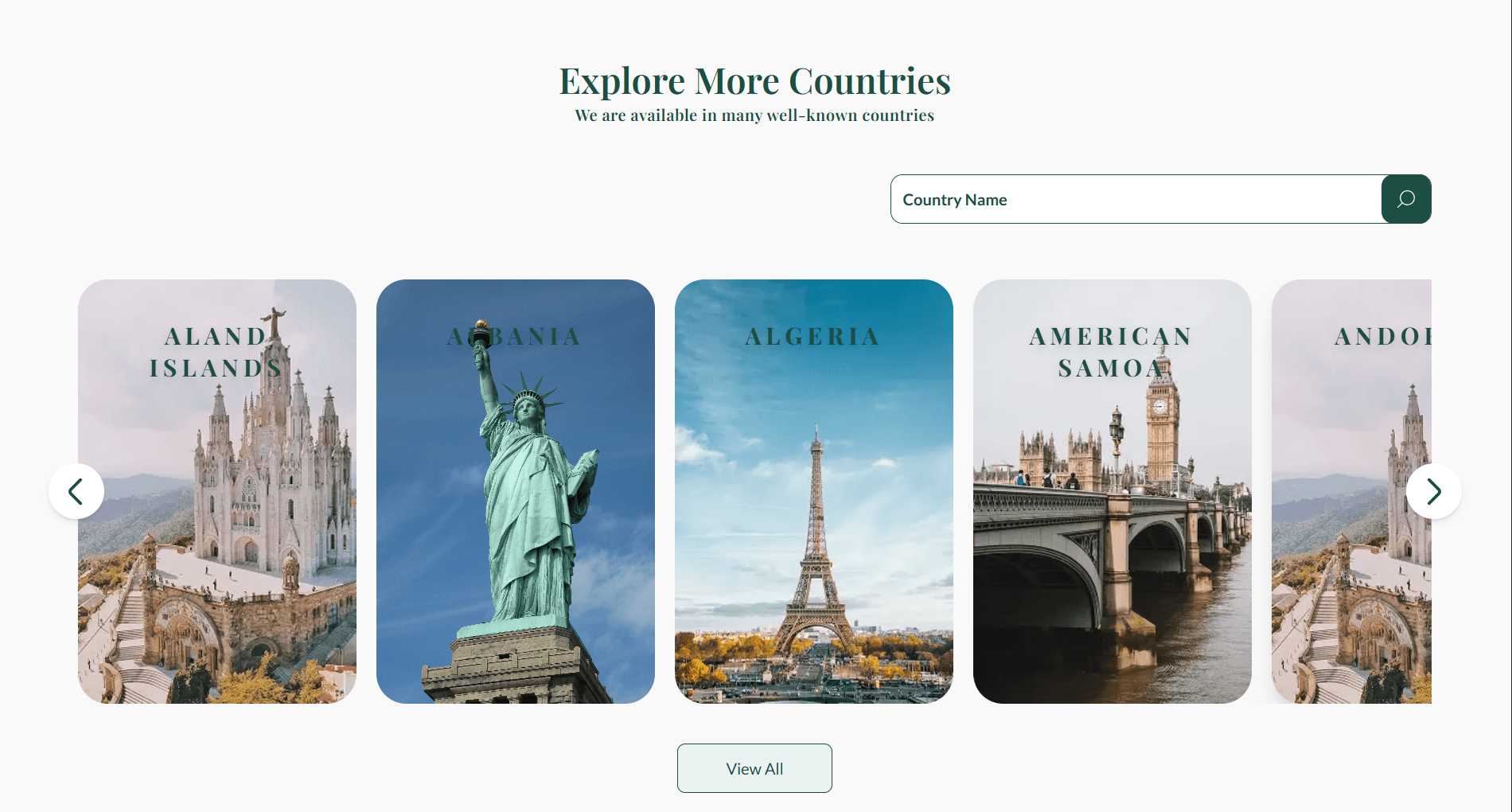International Destination Exploration
